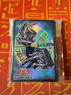 YUGIOH DUELIST CARD PROTECTOR ANIME SLEEVES DARK MAGICIAN YUGI (55) JAPANESE - Image 1