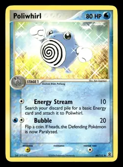Poliwhirl 46/112 Ex FireRed & LeafGreen Pokemon Card - Image 1