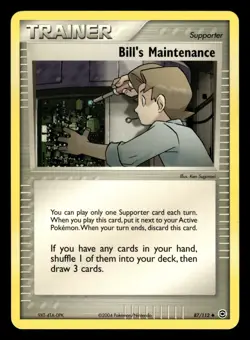 Bill's Maintenance 87/112 Ex FireRed & LeafGreen Pokemon Card - Image 1