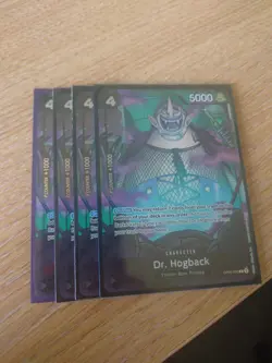 OP06-090 Dr. Hogback : Rare Alternative Art Foil English One Piece TCG Card : Pr - Image 1