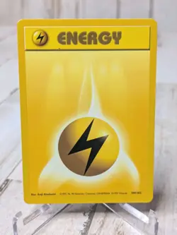 Pokemon Card Base Set Shadowless Lightning Energy 100/102 FREE SHIPPING! - Image 1