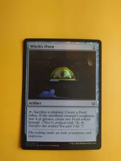 Witch's Oven FOIL ELD Artifact Magic the Gathering Card. - Image 1