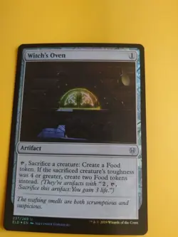 Witch's Oven FOIL ELD Artifact Magic the Gathering Card. - Image 2