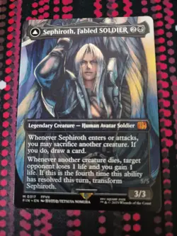 MTG - Sephiroth, Fabled SOLDIER - borderless nonfoil - 0317 - Near mint - Image 1