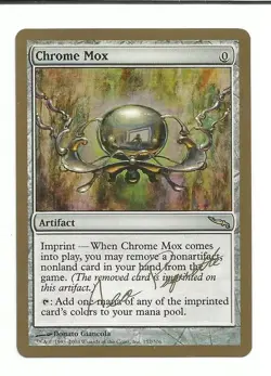 Mtg 1x Gold Border Chrome Mox 2004 World Championship GB - Image 1