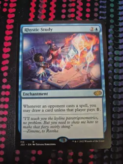 (J22) MTG Rhystic Study (114) Jumpstart 2022 Version NM - Tracked 48 Post - Image 1