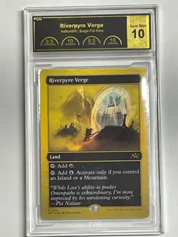 Graded GEM MINT MTG Riverpyre Verge First-Place Foil Aetherdrift PCG 10 Magic - Image 1