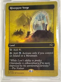 Graded GEM MINT MTG Riverpyre Verge First-Place Foil Aetherdrift PCG 10 Magic - Image 2