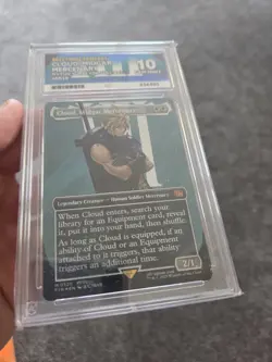 MTG Cloud, Midgar Mercenary 0520 Mythic Borderless Surge Foil Ace Gem Mint 10 - Image 2