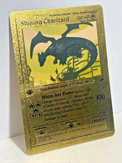 Ultra Rare Shining Charizard 1st Edition 107/105 Gold Foil Pokemon Card - Image 2