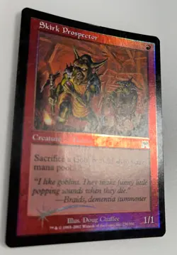 MTG Foil 1X Skirk Prospector X1 Onslaught Magic - Played - Image 3