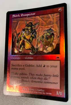 MTG Foil 1X Skirk Prospector X1 Onslaught Magic - Played - Image 4