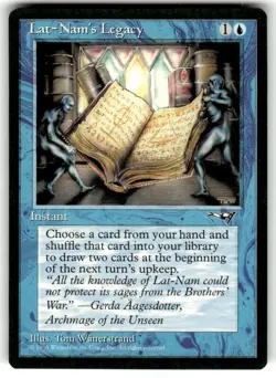 Lat-Nam's Legacy (Book) Alliances Regular MTG NM - Image 1