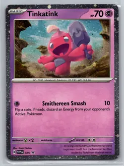 Tinkatink - (Cosmo Holofoil) Holofoil 025 Promo SV: Scarlet & Violet Promo Card - Image 3