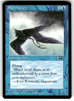 Storm Crow (Flying Left) Alliances Regular MTG NM - Image 1