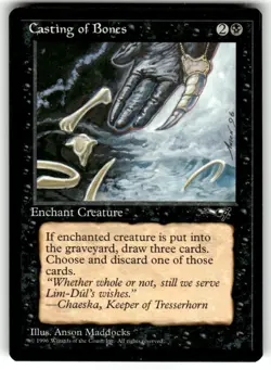 Casting of Bones Alliances Regular MTG NM - Image 1