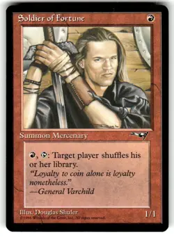 Soldier of Fortune Alliances Regular MTG NM - Image 1
