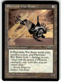 Phyrexian War Beast (Facing Right) Alliances Regular MTG NM - Image 1