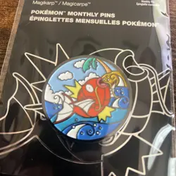 POKEMON CENTER | MAGIKARP MONTHLY PINS: ( 5 OF 12 ) HABITAT PIN BADGE TCG 🔥 - Image 3
