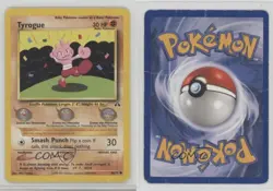 Tyrogue Pokemon Neo Discovery #66 2001 2f4 - Image 3