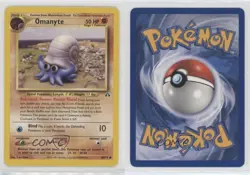 Omanyte Pokemon Neo Discovery #60 2001 10cj - Image 3