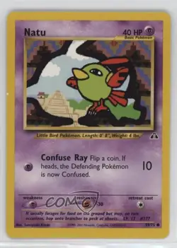 Natu Pokemon Neo Discovery #59 2001 0jf5 - Image 1