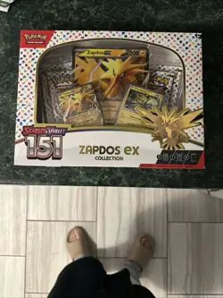 Pokemon 151 Box Zapdos EX Collection Box Scarlet & Violet TCG Sealed - Image 1