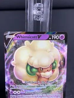 Pokemon WHIMSICOTT V 064/172 Brilliant Stars IN HAND Fresh Pull NM - Image 2