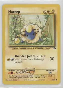 Mareep Pokemon Neo Discovery #58 2001 0zo4 - Image 1