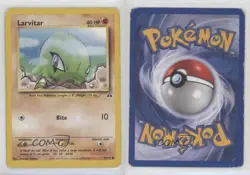 Larvitar Pokemon Neo Discovery #57 2001 1dv7 - Image 3