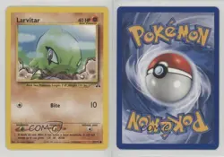 Larvitar Pokemon Neo Discovery #57 2001 17t2 - Image 3