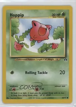Hoppip Pokemon Neo Discovery #55 2001 0jf5 - Image 1