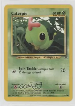 Caterpie Pokemon Neo Discovery #53 2001 17dm - Image 1