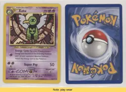 Xatu Pokemon Neo Discovery #52 2001 READ 0b3 - Image 3