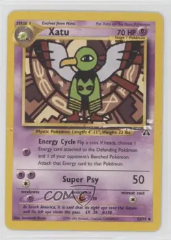 Xatu Pokemon Neo Discovery #52 2001 1fe2 - Image 1