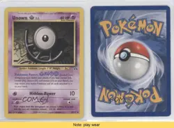 Unown (U) Pokemon Neo Discovery #51 2001 READ 1n1 - Image 3