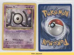 Unown (N) Pokemon eo Discovery #50 2001 READ 1v4 - Image 3