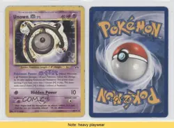 Unown (M) Pokemon Neo Discovery #49 2001 READ 1v4 - Image 3