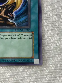 YUGIOH! WAR-LION RITUAL PP02-EN002 SUPER RARE! VERY HARD TO FIND! - Image 3
