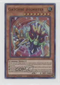 Gatchiri @Ignister 1st Ed. YuGiOh Eternity Code #ETCO-EN097 00jz - Image 1