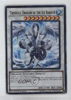 Trishula Dragon of the Ice Barrier (UR) 1st Ed. YuGiOh Duel Devastator 0c57 - Image 1