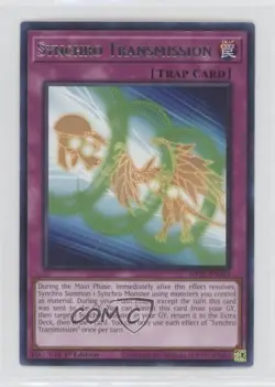 Synchro Transmission 1st Ed. YuGiOh Tin of the Pharaoh's Gods #MP22-EN053 02l5 - Image 1