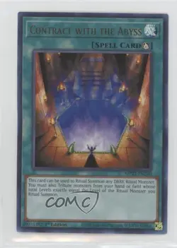 Contract with the Abyss 1st Ed. YuGiOh Tin of Pharaoh's Gods #MP22-EN250 02l5 - Image 1