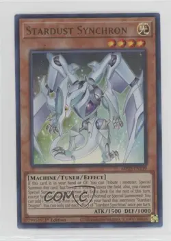 Stardust Synchron 1st Ed. YuGiOh Tin of the Pharaoh's Gods #MP22-EN119 02l5 - Image 1