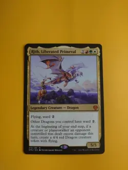 Rith, Liberated Primeval. DMU Mythic. Dragon Magic the Gathering Card. - Image 1