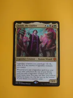 Jodah, the unifier Mythic DMC human wizard Magic the Gathering Card. - Image 1