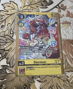 Digimon Card Game Elecmon Limited Foil EX9-022 Versus Monsters - Image 1