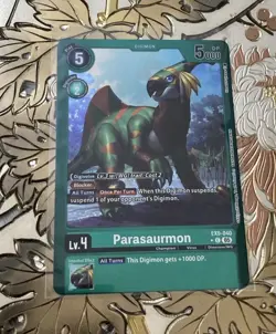 Digimon Card Game Parasaurmon Limited Foil EX9-040 Versus Monsters - Image 1