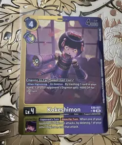 Digimon Card Game Kokeshimon Limited Foil EX9-027 Versus Monsters - Image 1