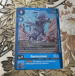 Digimon Card Game Garurumon Limited Foil EX9-017 Versus Monsters - Image 1